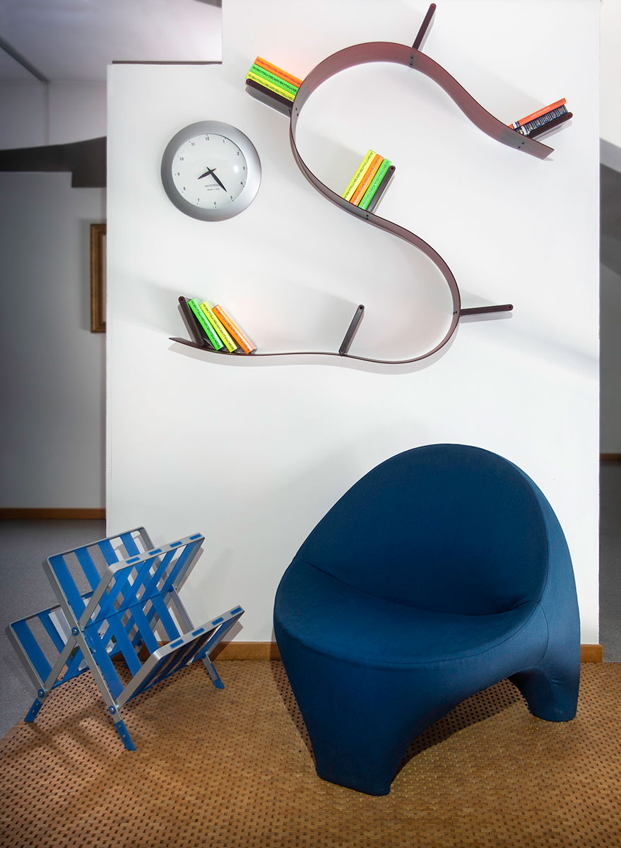 Portariviste A Terra Neateam - Pieghevole, In Pelle PU, 35x19x27cm, Per Casa E Ufficio, Colore Beige - Foto 3