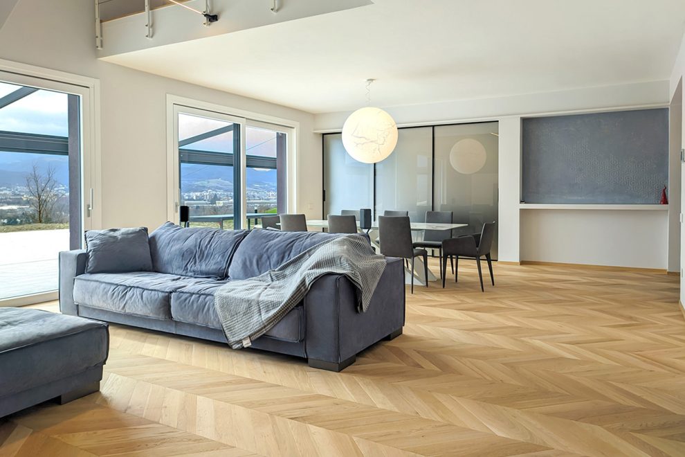 Zona living con ampio affaccio